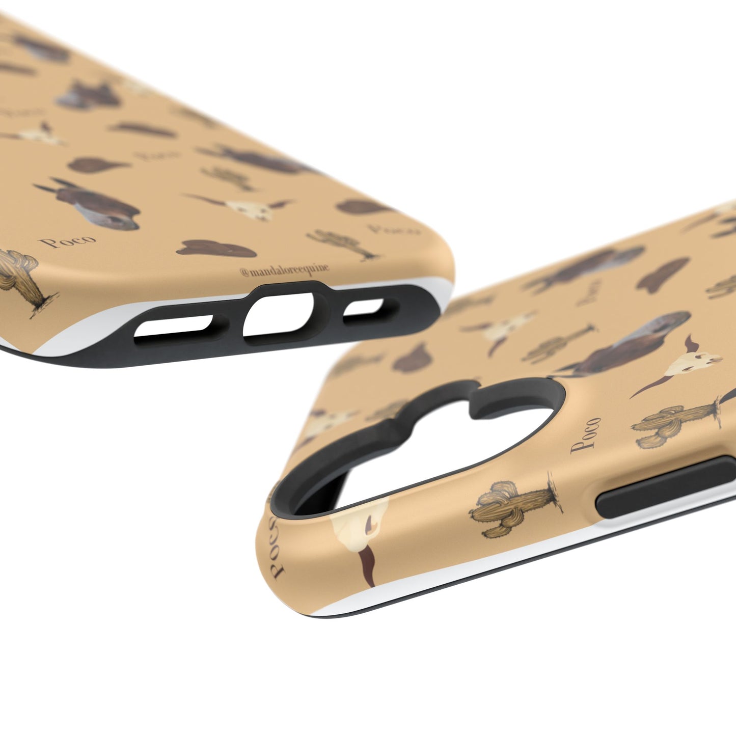 Western Horse Pattern Magnetic Impact Phone Case