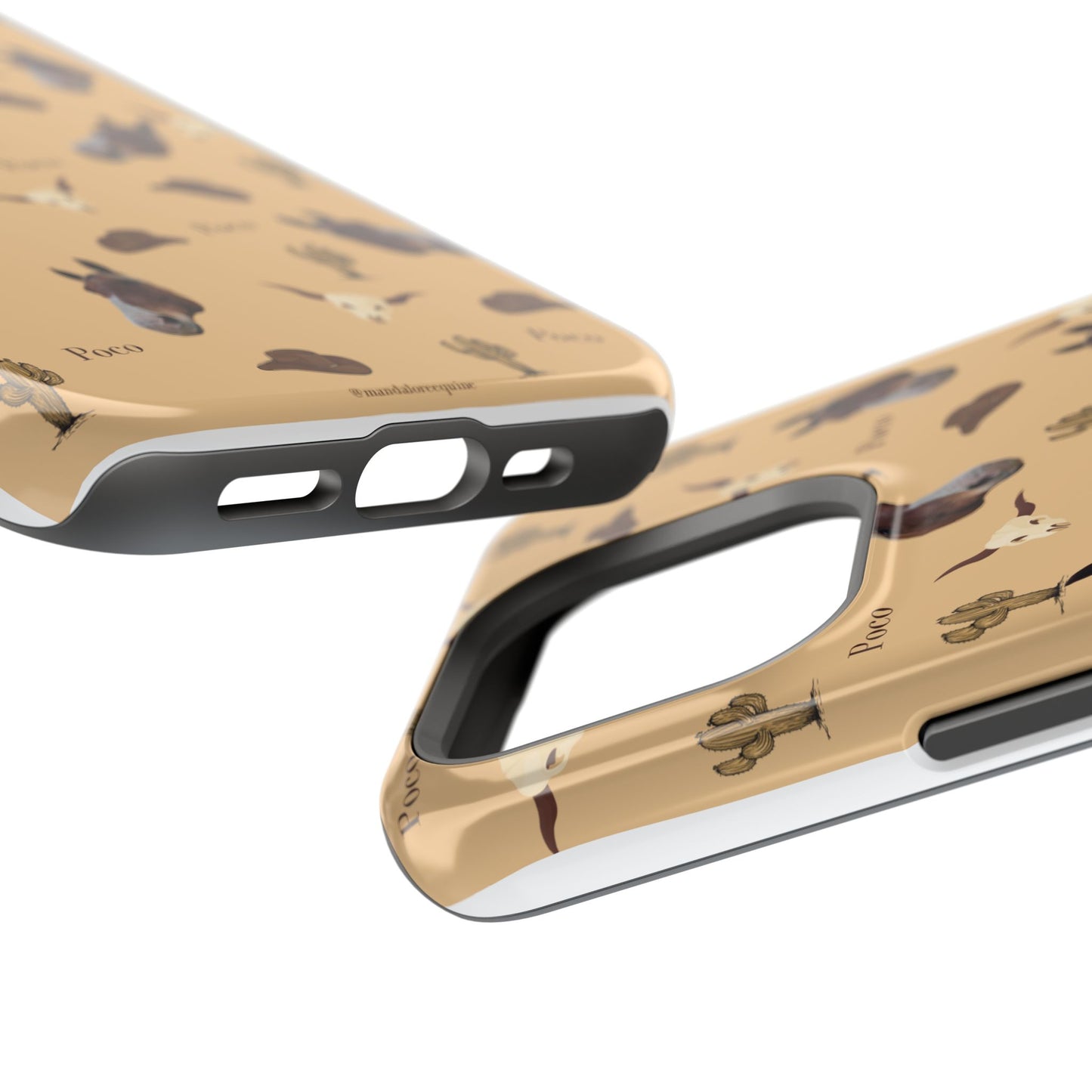 Western Horse Pattern Magnetic Impact Phone Case