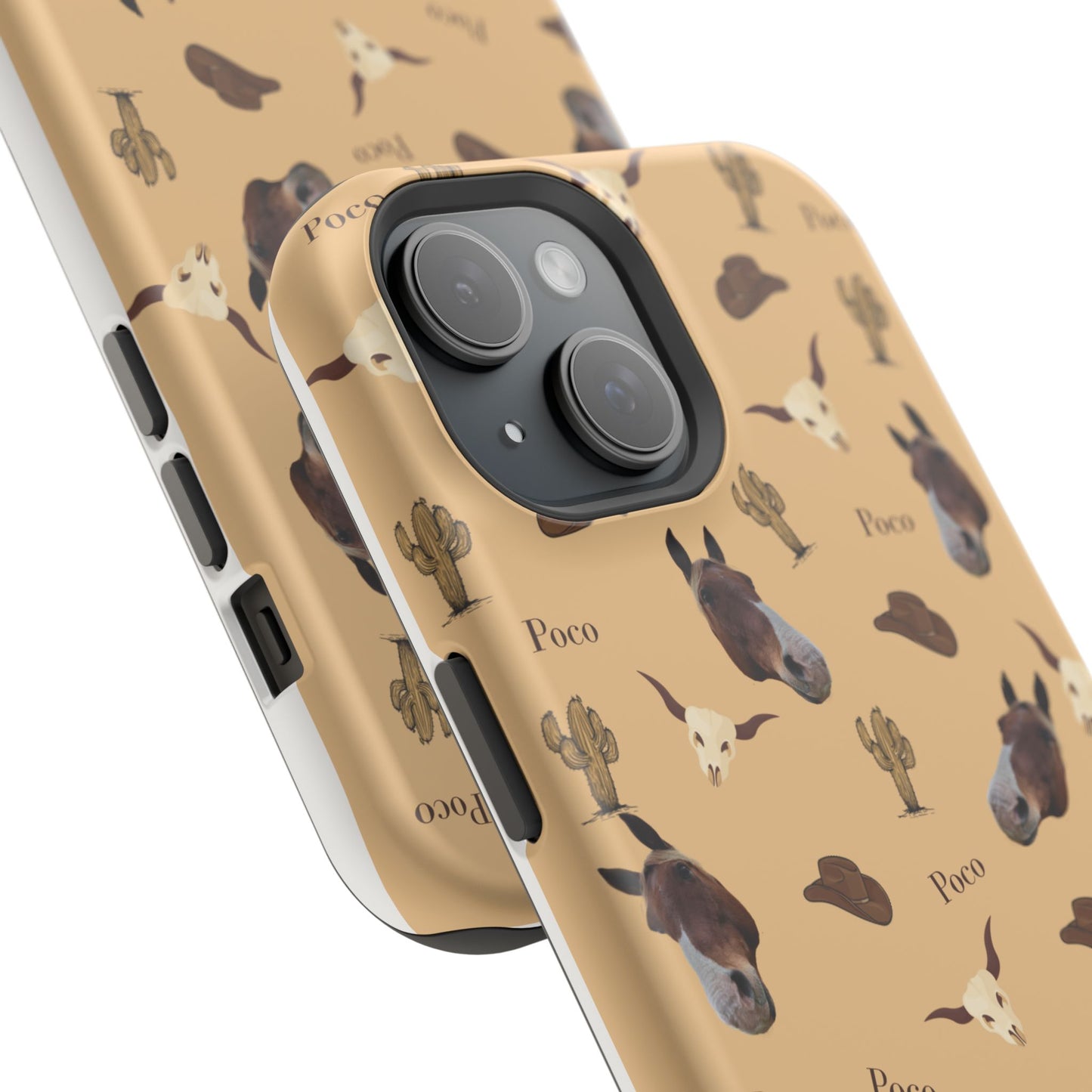 Western Horse Pattern Magnetic Impact Phone Case