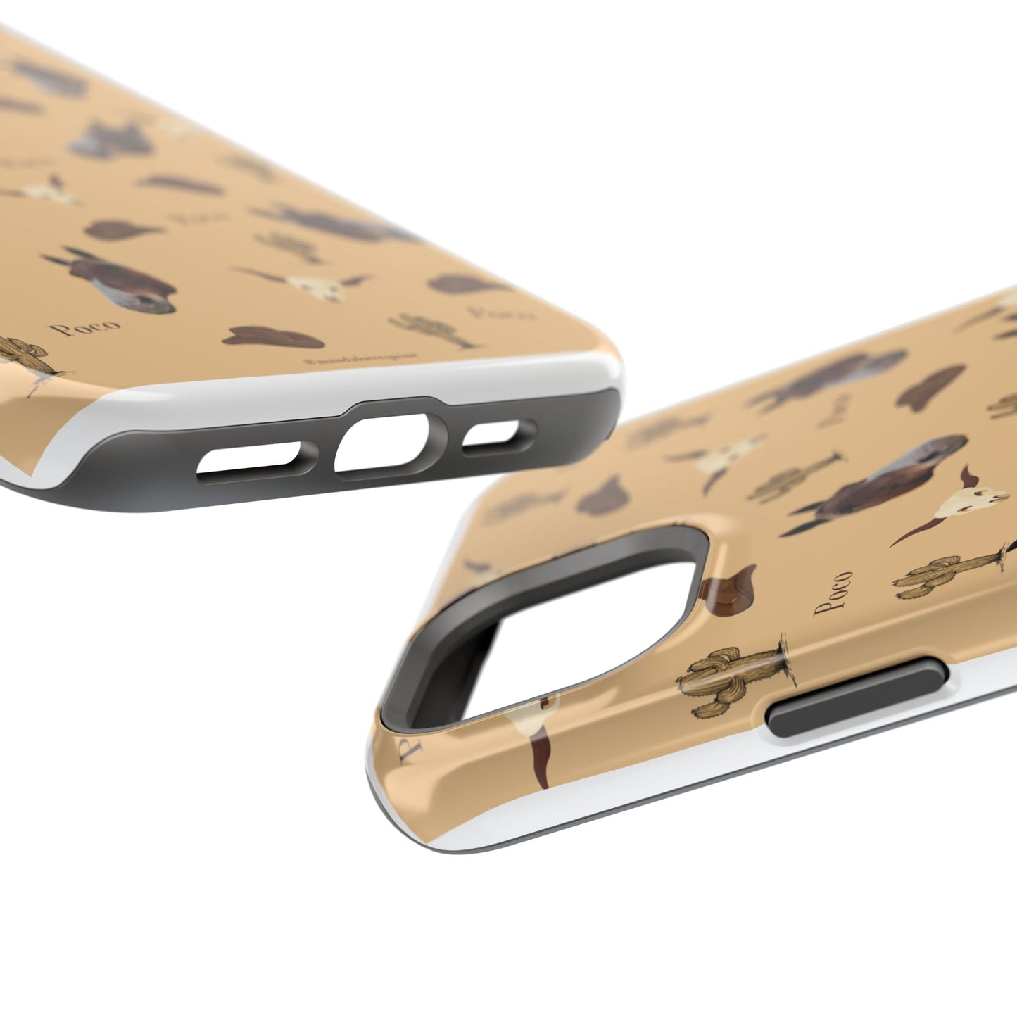 Western Horse Pattern Magnetic Impact Phone Case