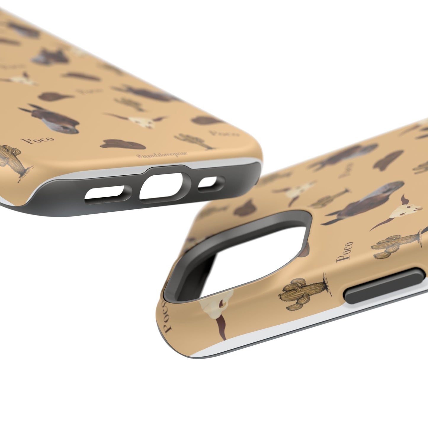 Western Horse Pattern Magnetic Impact Phone Case