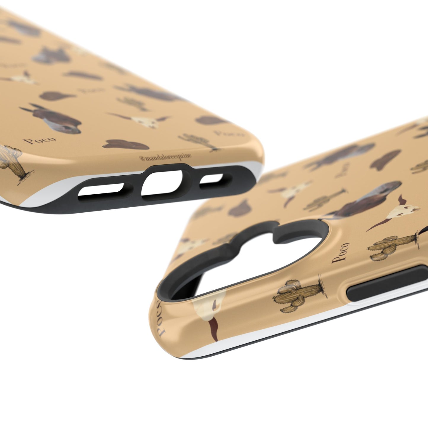 Western Horse Pattern Magnetic Impact Phone Case