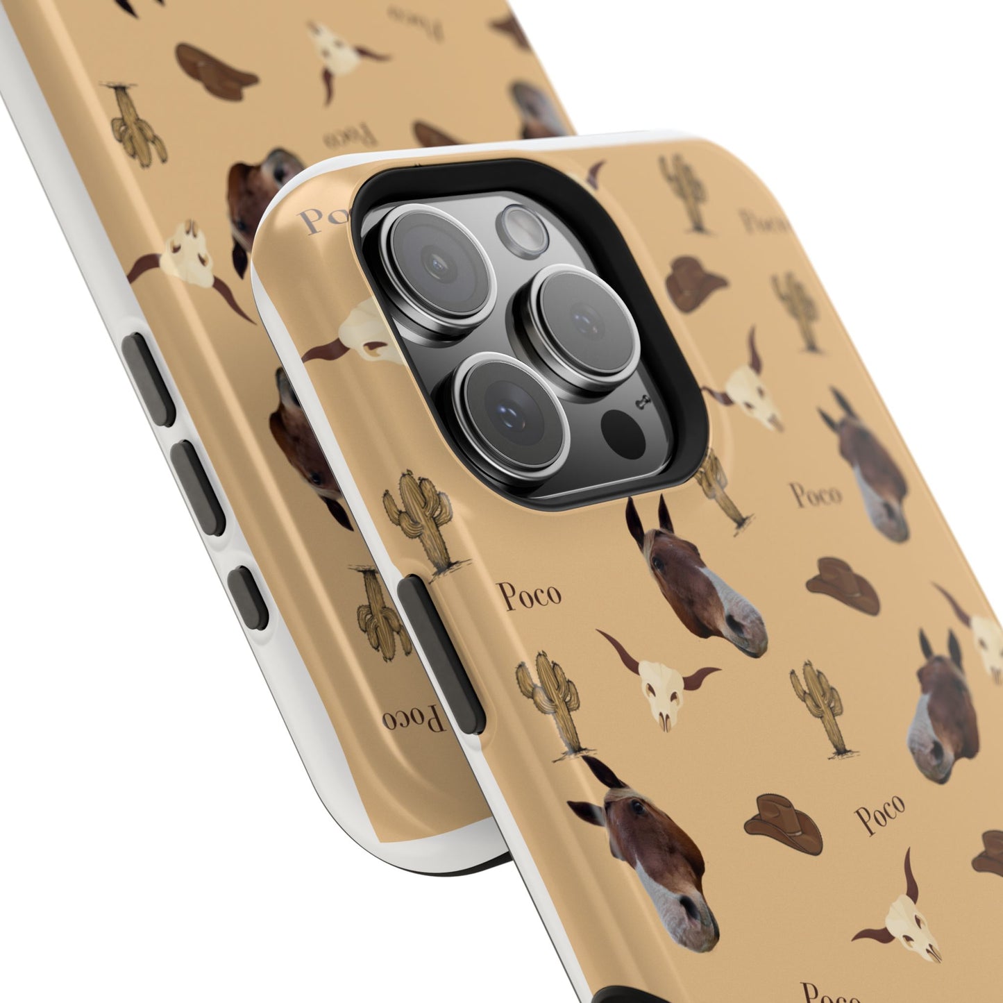 Western Horse Pattern Magnetic Impact Phone Case