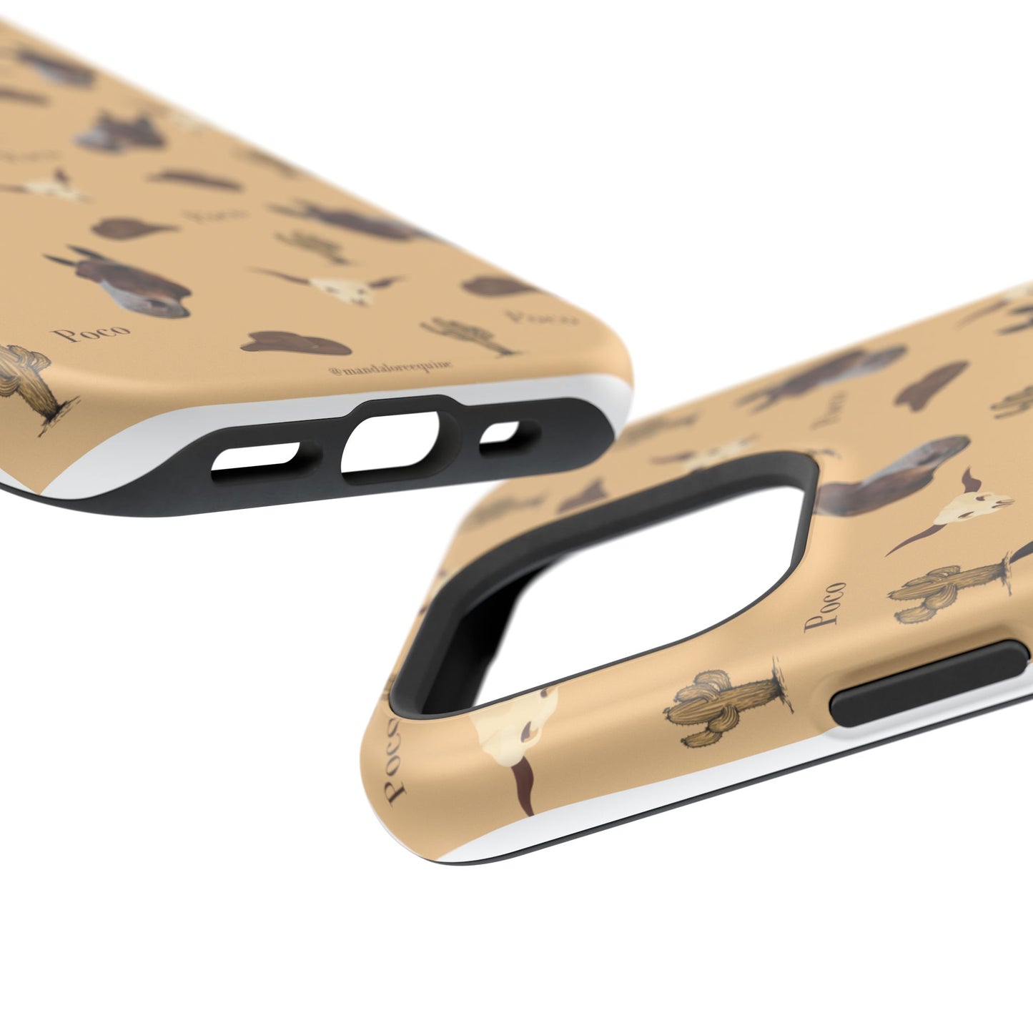 Western Horse Pattern Magnetic Impact Phone Case