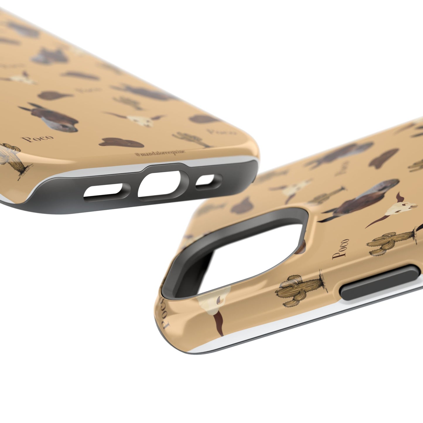 Western Horse Pattern Magnetic Impact Phone Case