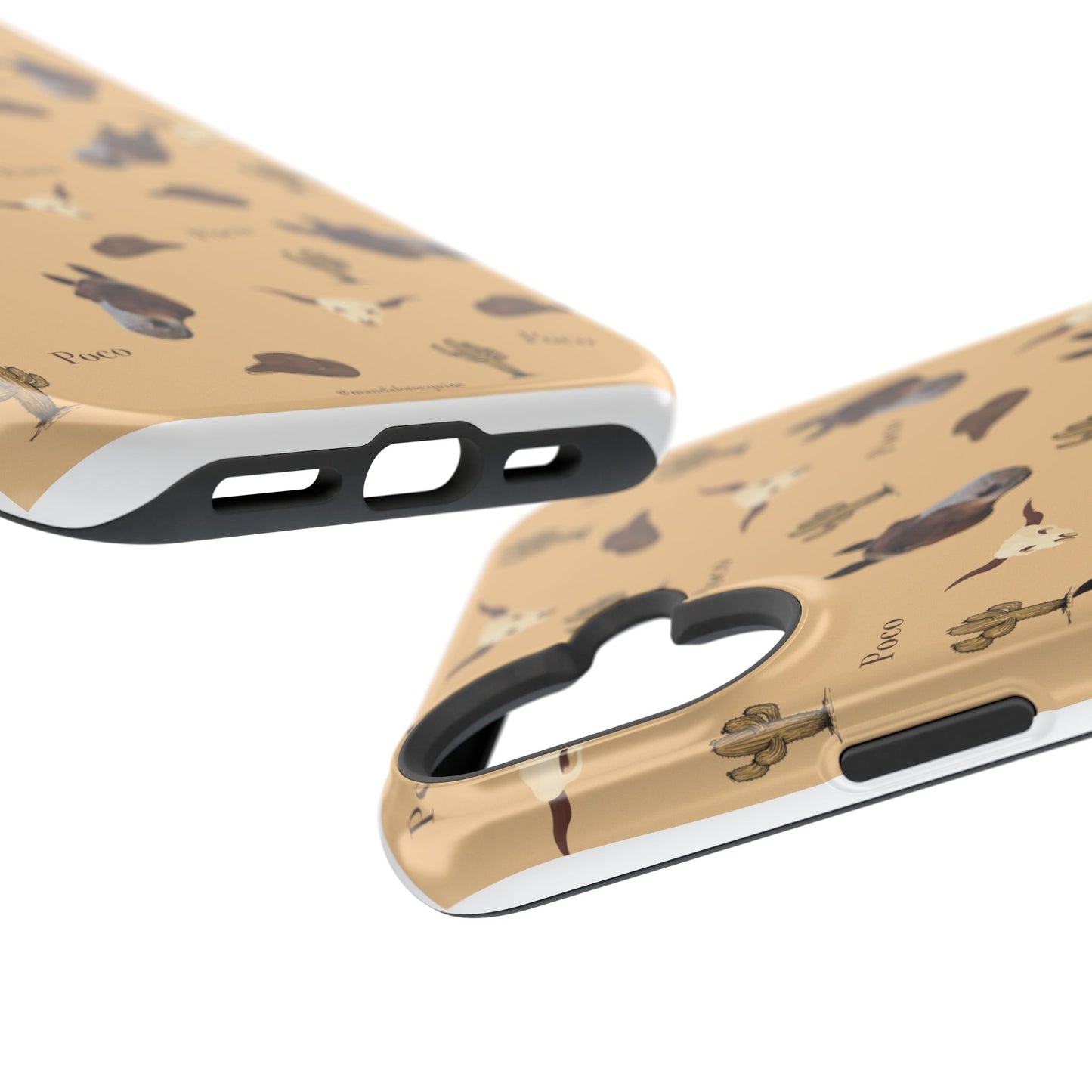 Western Horse Pattern Magnetic Impact Phone Case