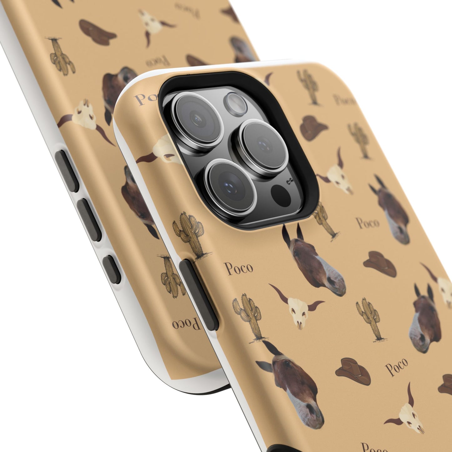 Western Horse Pattern Magnetic Impact Phone Case