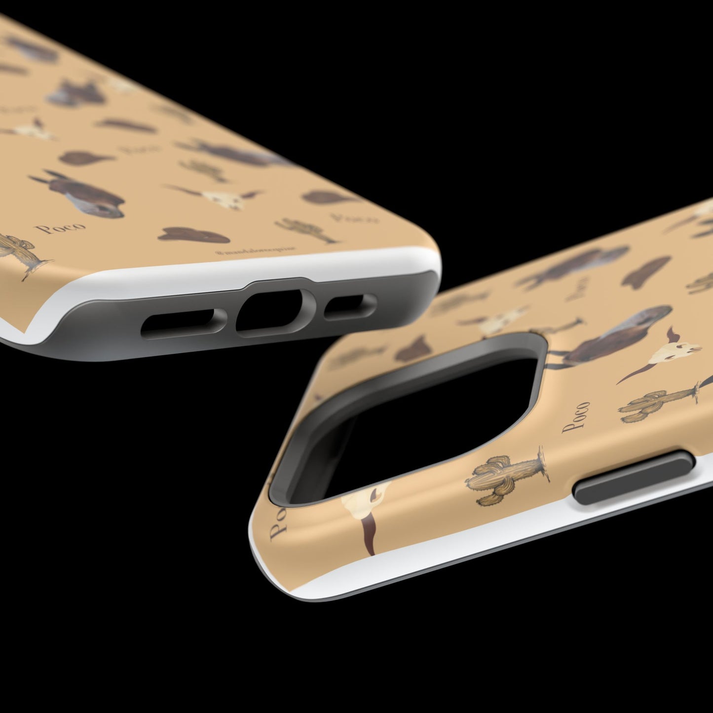 Western Horse Pattern Magnetic Impact Phone Case