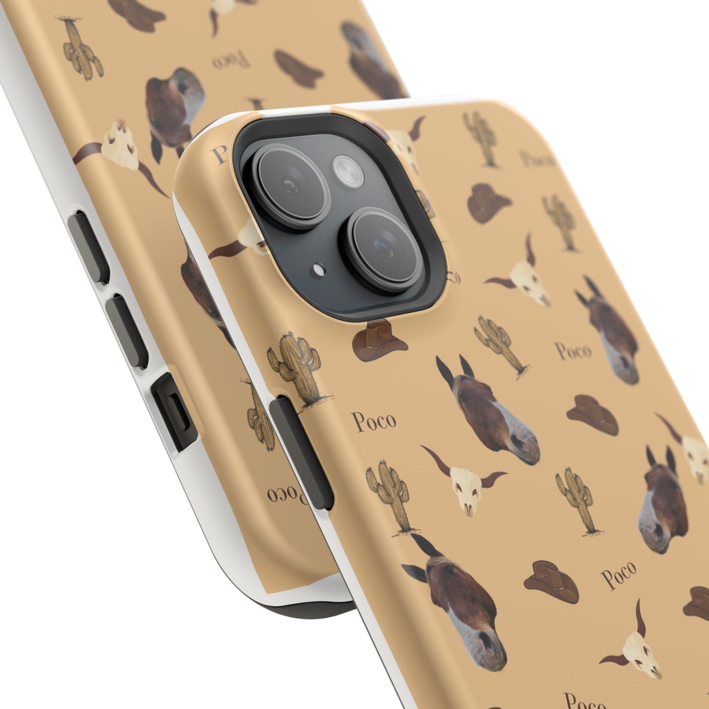 Western Horse Pattern Magnetic Impact Phone Case