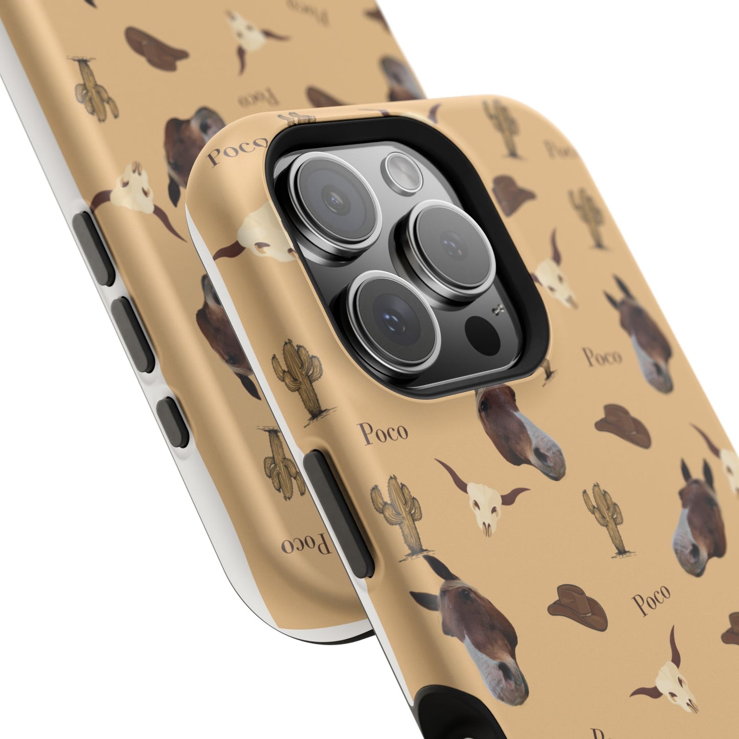 Western Horse Pattern Magnetic Impact Phone Case