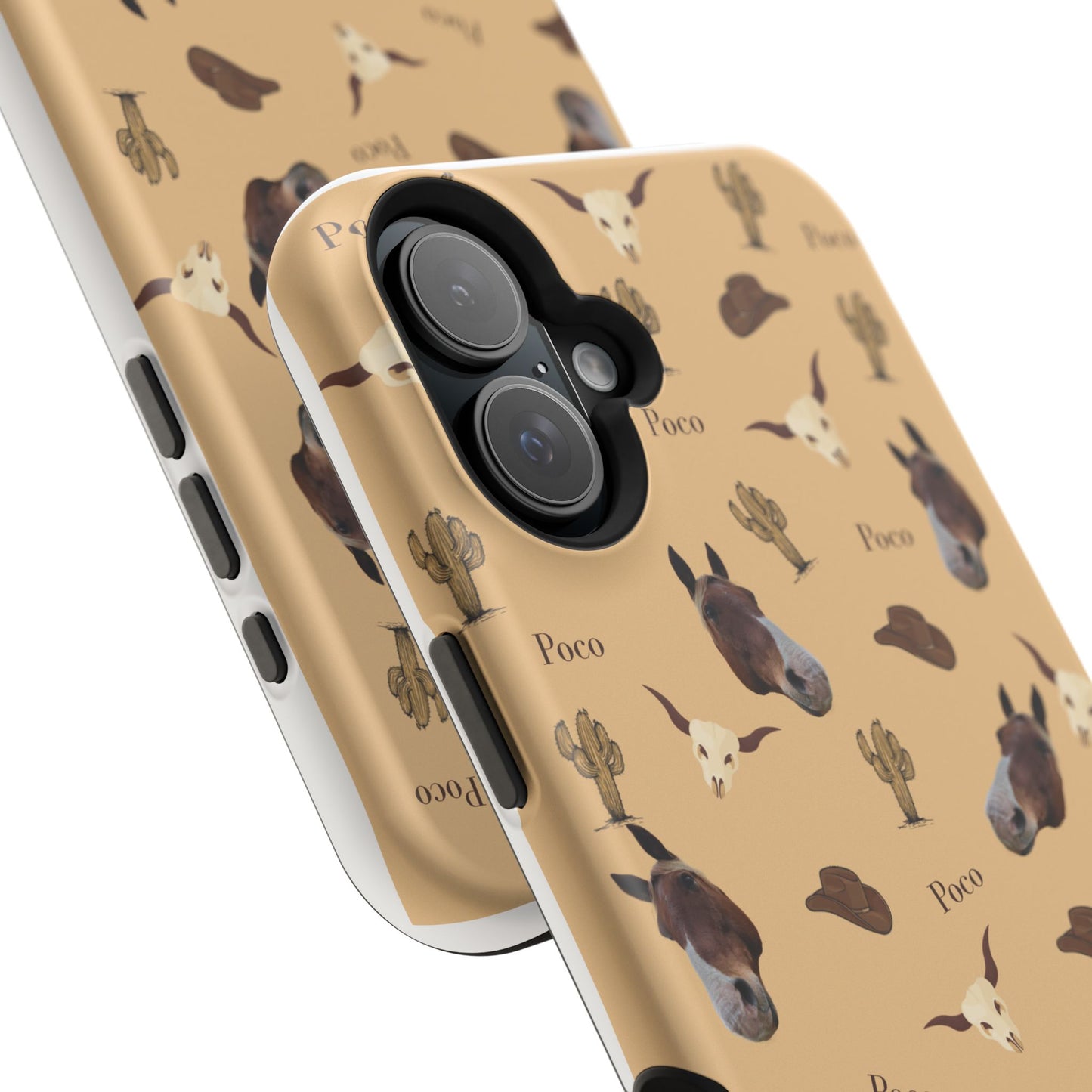 Western Horse Pattern Magnetic Impact Phone Case
