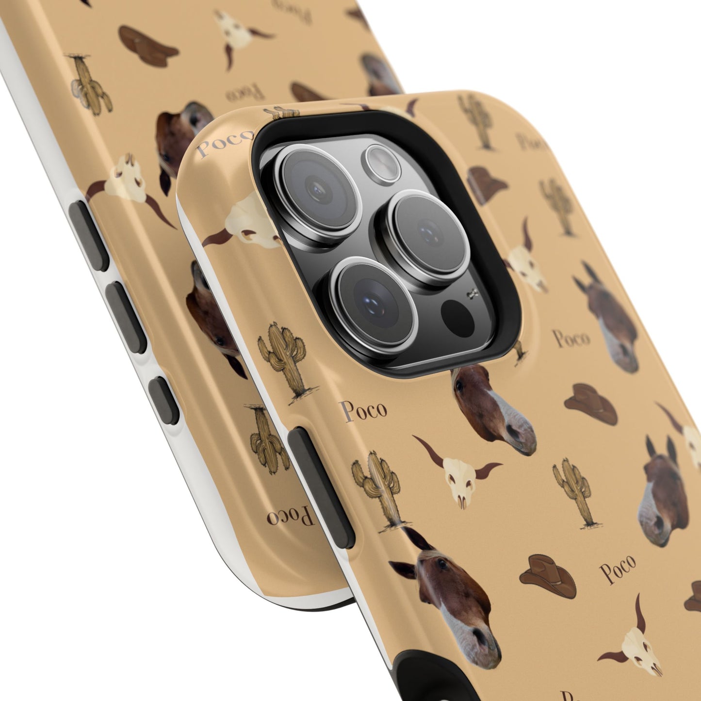 Western Horse Pattern Magnetic Impact Phone Case
