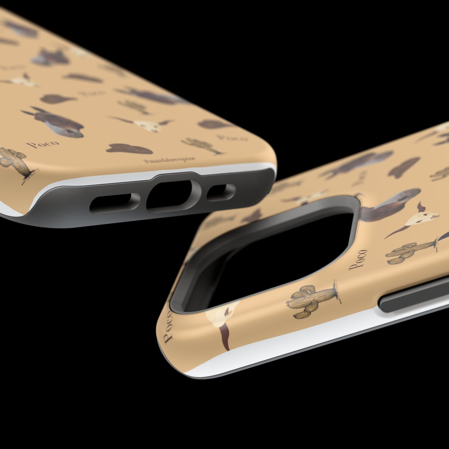 Western Horse Pattern Magnetic Impact Phone Case