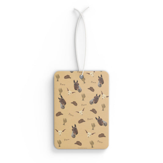 Cute Western Desert Horse Car Air Freshener — Western Horse Scented Auto Freshener