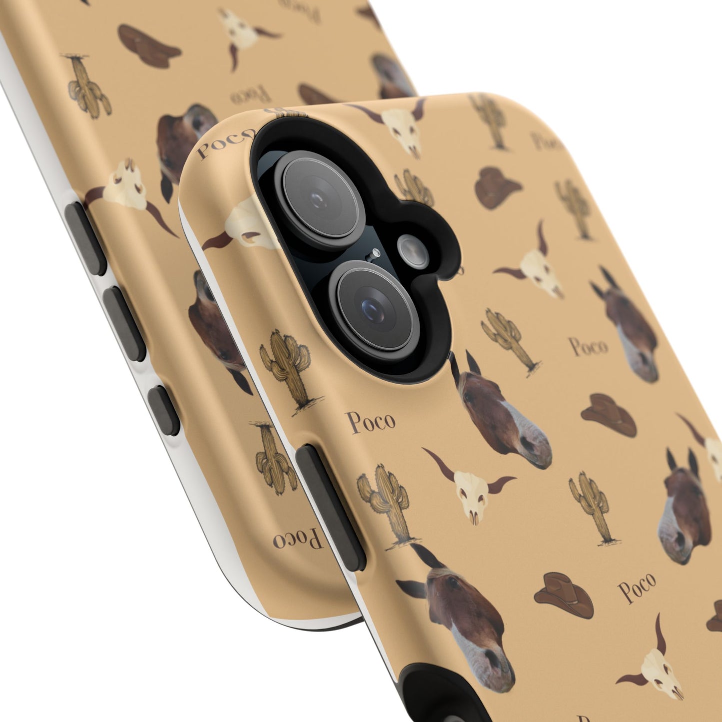 Western Horse Pattern Magnetic Impact Phone Case