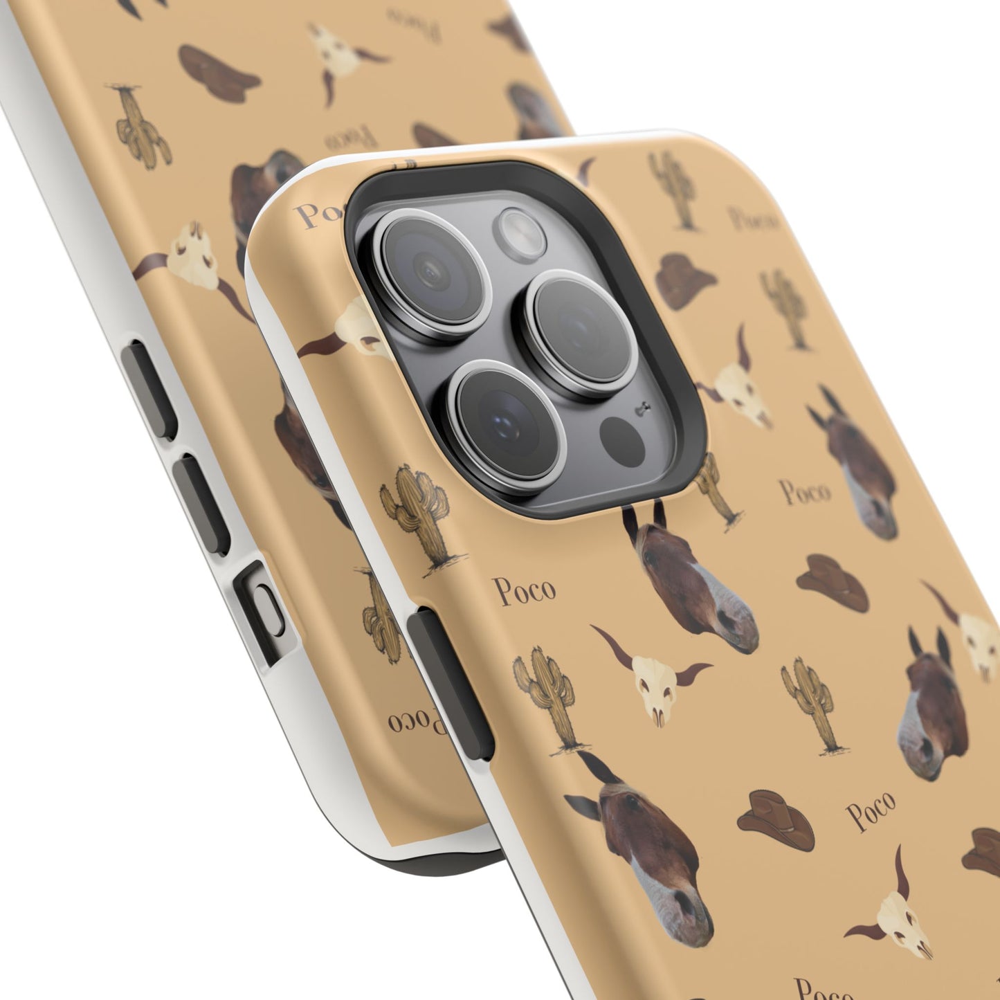 Western Horse Pattern Magnetic Impact Phone Case