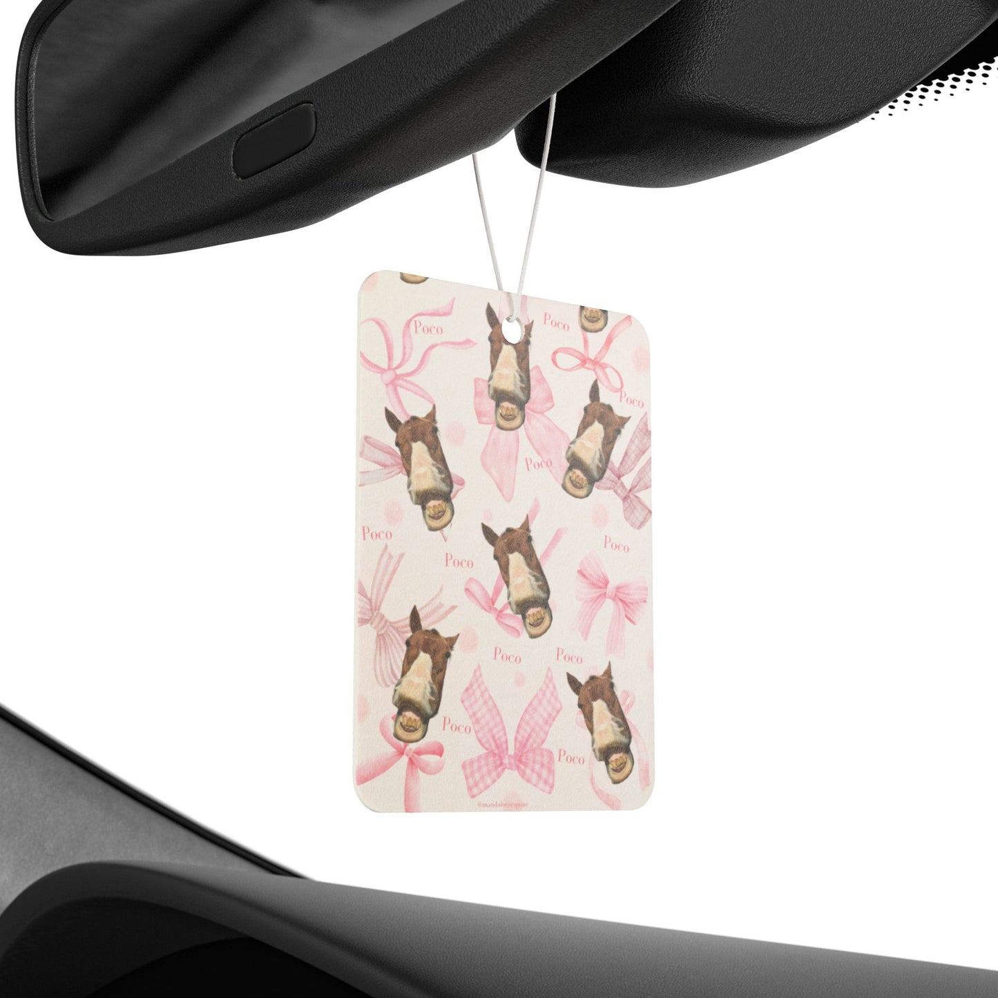 Funny Pink Cute Horse Car Air Freshener