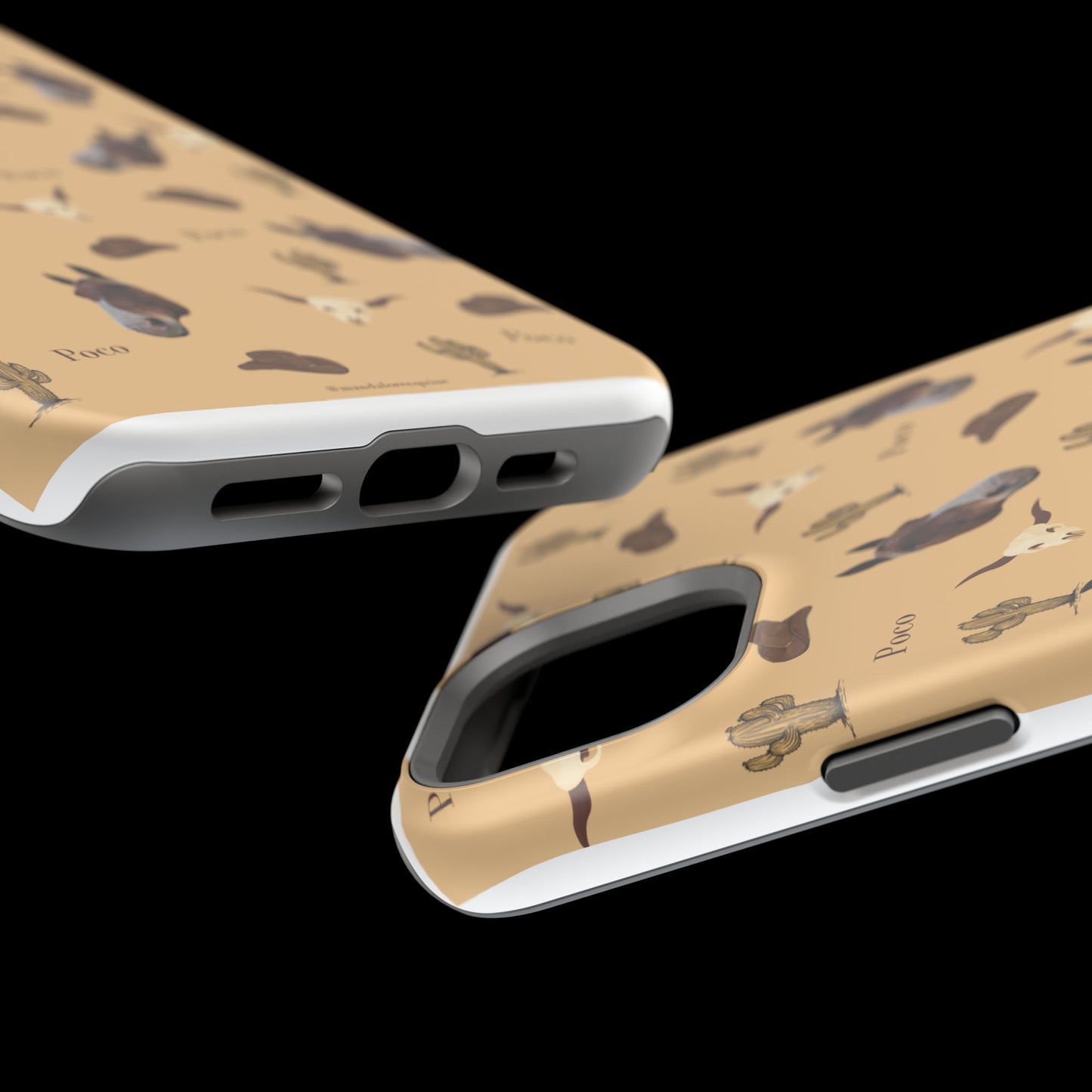 Western Horse Pattern Magnetic Impact Phone Case