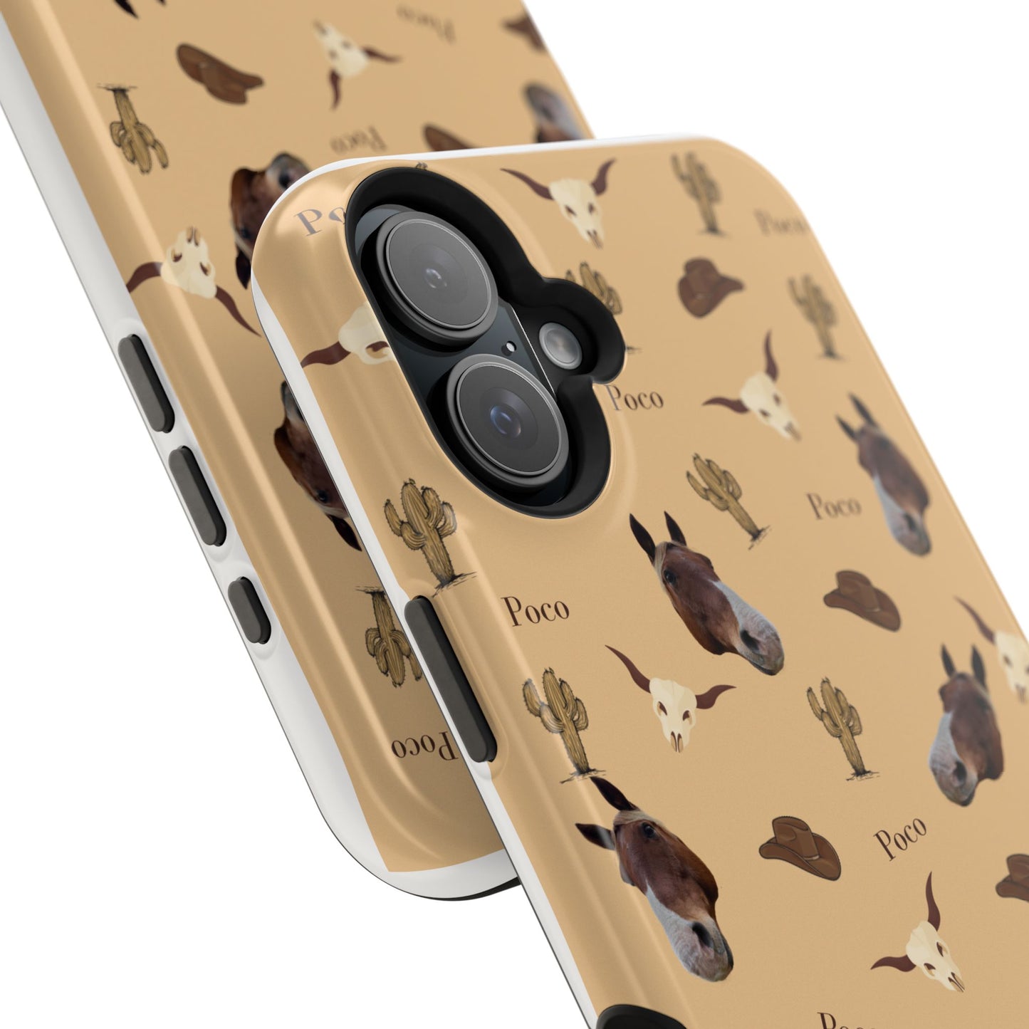 Western Horse Pattern Magnetic Impact Phone Case
