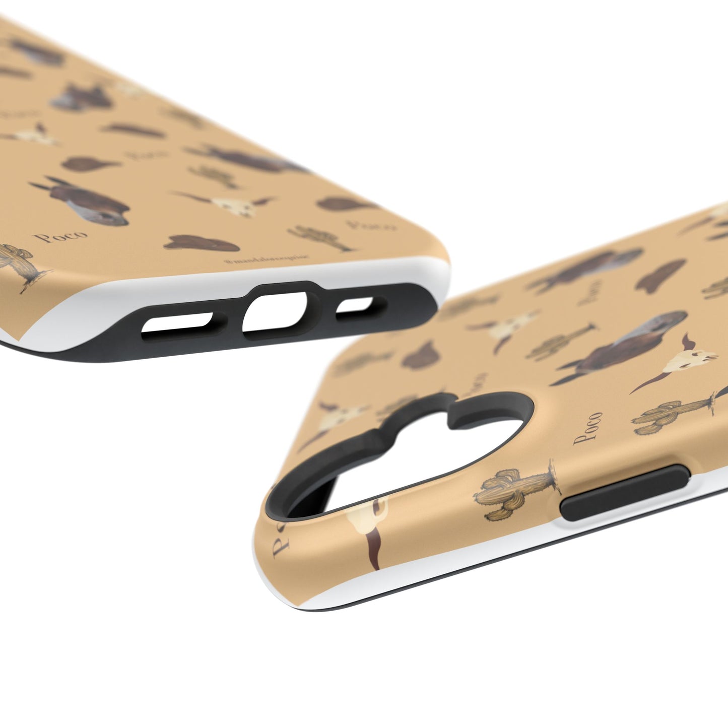 Western Horse Pattern Magnetic Impact Phone Case