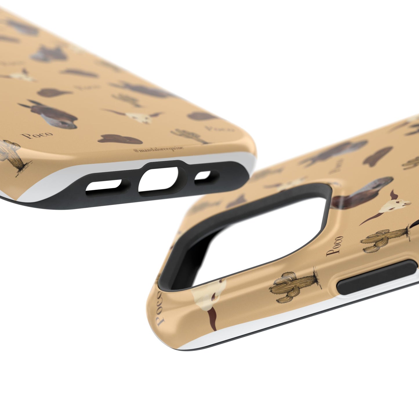 Western Horse Pattern Magnetic Impact Phone Case